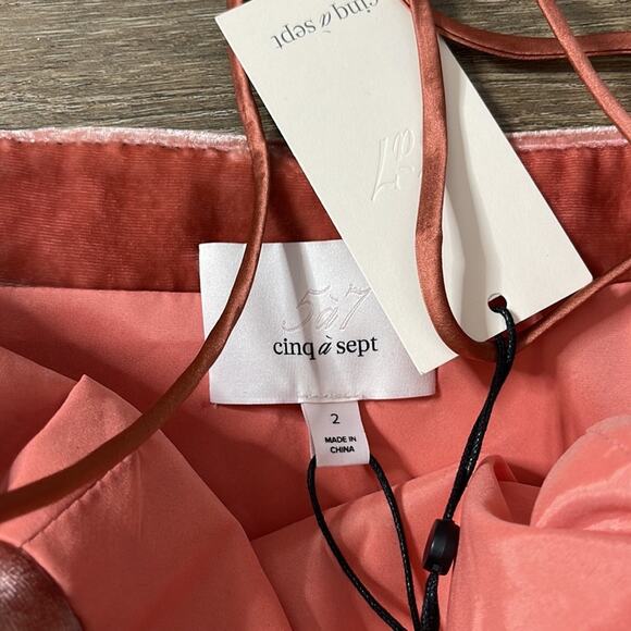 Cinq a Sept Kiki Velvet Mini Dress - Picture 6 of 8